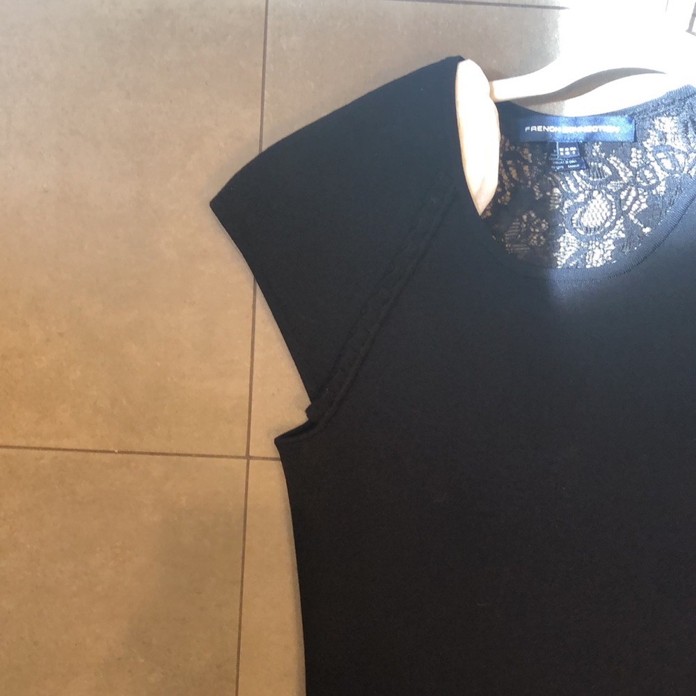 French Connection Short Sleeve Black Dress - Picture 8 of 10